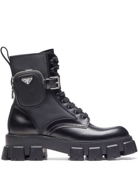 prada boots with pouches|prada boots with pouch men's.